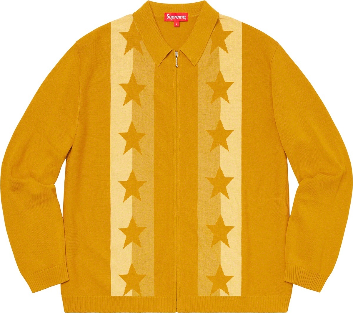 Stars Zip Up Sweater Polo